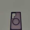 TORRAS Strong Magnetic & Seamless Stand for Samsung Galaxy S24 Ultra Case, Fit for MagSafe, Mil-Grade Drop Protection, Kickstand for Samsung Galaxy S24 Ultra Case, Translucent Back/Deep Edge