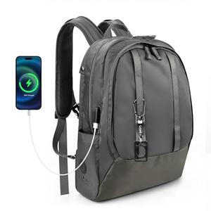 travel inspira Travel Laptop Backpack, Business Anti Theft Sturdy Work Bag with USB Charging Port, Airline Approved College Computer Bag Gift for Men & Women Fits 16 Inch Notebook, Grey
