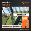 ORIENGEAR Baseball Batting Cage Baseball and Softbal Batting Cages for Backyard, Hitting Training Equipment, Backyard Hitting and Pitching Practice Net, 30 x 13 x 9 ft