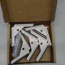 FORRCKY 10Pcs 15 Series ULS Aluminum Extrusion Profile Connector Brackets with 10pcs 1515 Series Extruded Aluminum Profiles Corner Pieces 40pcs Screws