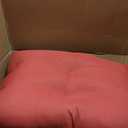 Arden Outdoor Wicker Settee Cushion, 41.5 x 18, Rain-Proof, Fade Resistant Ruby Red Leala