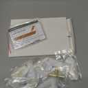 6Pcs Bamboo Shape Solid Zinc Alloy Cabinet Knobs Handle pulls, Dresser Drawer Cabinet Cupboard Closet Door Pull Decorative Furniture Accessories Knobs (Single Hole, Golden)