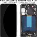 TFT for Samsung Galaxy S23+ Plus 5G Screen Replacement,for Samsung S23 Plus S916 LCD Screen SM-S916U S916A S916W LCD Display Touch Digitizer Assembly with Frame [US Version,No Fingerprint] (Black)