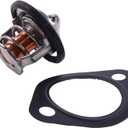 71C 160F Thermostat with Gasket 19434-73014 19434-73013 16221-73270 Compatible with Kubota BX1500D BX2230D D902 D905 D1100 D1105 V1505 V1702 V1902 V2203