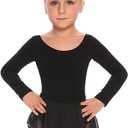 Arshiner Kids Girls Classic Long Sleeve Leotard Dance Ballet Dress