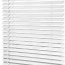 LazBlinds 2-inch Cordless Faux Wood Blinds with Royal Valance, Room Darkening Horizontal Window Blinds, Inside Mount Blinds for Windows - Fit for Window 23'' W x 60'' H - White