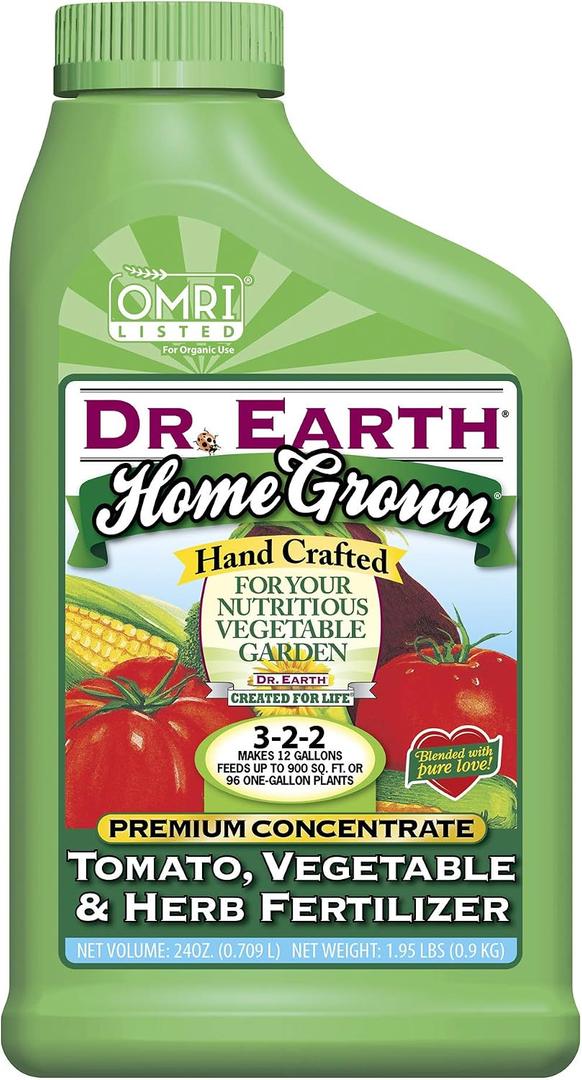 Dr. Earth Home Grown Tomato, Vegetable & Herb Liquid Fertilizer 24 oz Concentrate