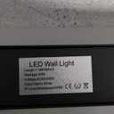 2 Pack-59INCH Long Outdoor LED Wall Lights,45W Waterproof IP65 Warm White led Wall Light Rectangular Black Wall Light,led Porch Lights Outdoor Wall Elegant Frosted White Acrylic Anti Rust