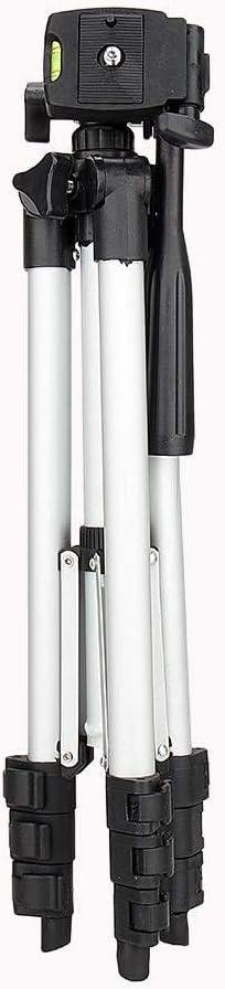 Phone Stand, Phone Tripod, 41" Flexible Tripod for Cell Phone, Cell Phone Stand, Portable Aluminum 4 Section Telescopic Legs Camera Stand Bracket Mobile Phone Selfie Stickholder with Carry Bag