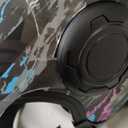 TRIANGLE Full Face Motorcycle Helmets,Off-Road Motocross Helmet for Men & Women,Dual Visor with Internal Tinted Sunshield,Open Face 3/4 Adult Racing Helmet DOT Approved(Black,XXL)