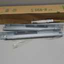 LONTAN Undermount Soft Close Drawer Slides 21 Inch Hidden Bottom Mount Full Extension Cabinet Rails with Rear mounting Bracket and Locking Devices 1 Pair Concealed Drawer Runners 100lb Load Capacity