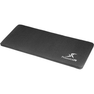 ProsourceFit Extra Thick Yoga Knee Pad and Elbow Cushion 15mm (5/8) Fits Standard Mats for Pain Free Joints in Yoga, Pilates, Floor Workouts (Black)