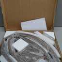 Outdoor 19" Cast Aluminum Round Side Table End Table for Patio, Backyard, Pool, Indoor Companion, Easy Maintenance and Weather Resistant, Bronze