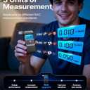 Breathalyzer, 2026 Breathalyzers for Alcohol with LCD Digital Display Personal Portable Alcohol Breathalyzer Testerfor Home and Party Use (Includes 10 Mouthpieces)