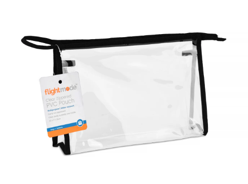 Clear Small Pouches 7 pieces with Zipper