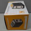 Toastmaster 2-Slice Toaster - Black with Stainless Steel - Kitchen Essential for Sandwich Bread & Breakfast Toast - Toaster with Wide Slots, High Rise Toast Lift & Cool-Touch Exterior