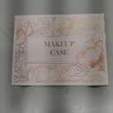 Soimeat Clear Makeup Bag, Portable Travel Cosmetic Bags, Multipurpose Leather Toiletry Bag with Zipper, Waterproof Transparent Cosmetic Organizer for Women, Medium, Pink