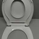 Toilet Seat, Round Toilet Seat with Toddler Seat Built in, Potty Training Toilet Seat Round Fits Both Adult and Child, with Slow Close and Magnets- Round (White)