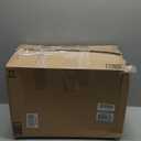 YOUFI Leather Seat Cushion Extra-Thick Booster for Office Chair to Rise Height - Full Filling for Support - with Breathable Cover, Handle and Buckle - Relieves Back Pain  18"x16"x6" (Red)