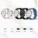 Watch with Second Hand Nursing for Women, Analog Watches for Nurses, 12/24 Hour Military Time, Easy Read Dial, Colorful Silicone Band