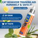 Cat Deterrent Spray, Cat Deterrent for Furniture Protection, Pee Spraying, Excessive Chewing & Scratching Everywhere, Cat Repellent Indoor and Outdoor, Pet-Safe Formula, 5.07 Fl Oz