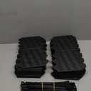 BLACKVINE 20Pcs 20ft (5'' Exposed Height) Plastic Landscape Edging Border, Flowerbed Garden Border Edging for Landscaping, Flower Bed Lawn Yard Edging Borders, Garden Edger Border Divider - 3D Woven