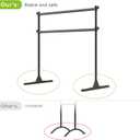SELEWARE Height Adjustable Ballet Barre Freestanding Ballet Bar Heavy Duty Dance Bar Support Barre Movements Body Stretch Pull-ups, Sturdy Construction Never Fall Apart, Anti-Slip