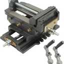 5in Drill Press X-Y Compound Heavy Duty Vise Double Way Cross Slide Vise Clamp Machine