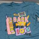 90's Shirt for Women I Love The 90's T-Shirt Back to The 90s Tee Vintage Neon Party Music Tops (Cyan)