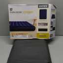Intex 64759E Dura-Beam Standard Downy Air Mattress: Fiber-Tech  Queen Size  10in Bed Height  600lb Weight Capacity  Pump Sold Separately