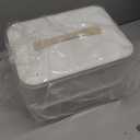 2 Layer Stack & Carry Box, Plastic Multipurpose Portable Storage Container Box Handled Organizer Storage Box for Organizing Stationery, Sewing, Art Craft, Jewelry and Beauty Supplies (Clear)