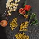 Leinuosen 30 Pcs Christmas Table Centerpieces Decorations - Christmas Arrangements Centerpiece Floral Artificial Berry Rattan Garland Pine Cone with LED Light for Xmas Winter Table Home Decor