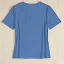 SOLY HUX Women's Heart Graphic Tee Shirts Crew Neck Short Sleeve Tops Classic Summer Tshirt (L)