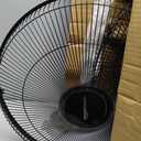 Amazon Basics 16" Pedestal Fan with Remote for Bedroom, Living Room, Office, Adjustable Height, Dual-Layered Blades, 3 Speeds, 3 Modes, Timer, Tilt Head, 60W, Black