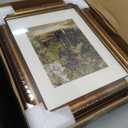 Splinterix 11x14 Gold Picture Frame, 2 Pack Ornate Vintage Picture Frames for Wall or Tabletop Display, 11 x 14 Photo Frame Gold with Real Glass, Display Poster 8x10 with Mat or 11x14 without Mat for Antique Dco