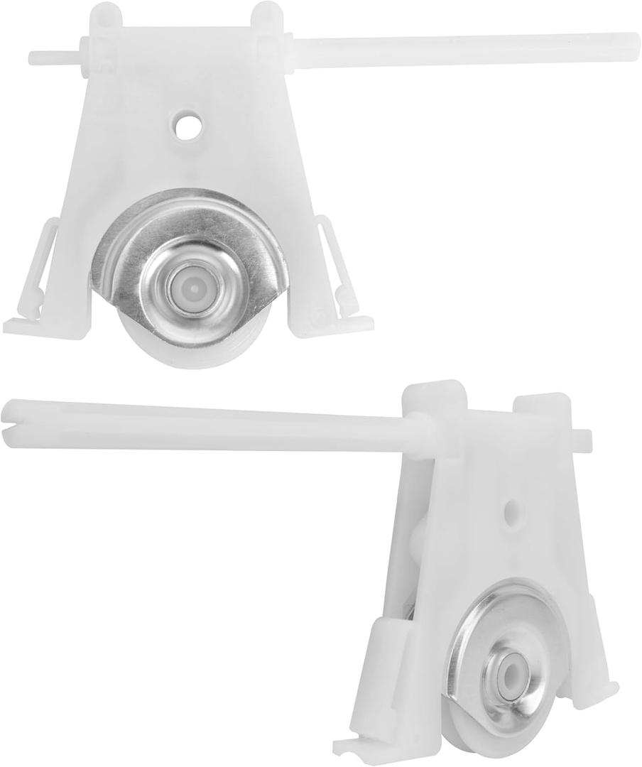 2 Pack Sliding Screen Door Lower Rollers Compatible with Andersen Part #1997310 (1991Present), 1-1/4" Nylon Concave Wheels, Adjustable Replacement.