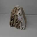 OIAHOMY 13 Kallax Inch Cube Storage Bins, 3-Pack Cotton Rope Woven Baskets for Organizing, Kallax Insert Storage Baskets for Shelves, Baby Nursery, Closet Organizer, 13*13*12.6IN, Brown & White