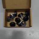 uxcell Metric M6 x 1.0 Leveling Feet Adjustable Threaded Pole Leveling Foot Furniture Glide 8pcs