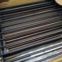 Bonnlo 120-Inch Wide Metal Baby Safety Fence/Play Yard Adjustable Fireplace Hearth BBQ Fire Gate Christmas Tree Gate 5-Panel Playpen for Toddler/Pet/Puppy/Cat/Dog, 25.39"W x 29.3" H Each Panel, White