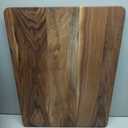 AZRHOM XXL Large Walnut Wood Cutting Board for Kitchen 24x18 (Gift Box) with Juice Groove Handles Non-slip Mats Thick Reversible Butcher Block Chopping Board
