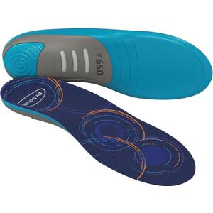 Dr. Scholl's Custom FiT Comfort Plantar Fasciitis Insoles, Orthotics Shoe Inserts with Arch Support for Men & Women, Suitable for 220+ lbs, Stay on Your Feet All-Day with Optimum Cushioning, CF650 Men's 8.5-9, Women's 9.5-10