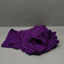 Utopia Home [24 Pack, Purple] Cloth Napkins 17x17 Inches, 100% Polyester Hemmed Edges, Washable and Reusable Ideal for Parties, Weddings and Dinners