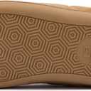 NewDenBer Women's Cozy Memory Foam Slippers Soft Fleece Lined Slip on Indoor Outdoor House Shoes (5-5.5, 5. Tan)