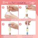 2 x Geiserailie 6 Packs Perfume Refill Tools Kit with Soft Plastic Tube Small Perfume Decanter Kit Extractor for Ink, Pen, Printer Filling, Refillable Liquid Dispensing and Measuring(Clear,10ml,20ml)