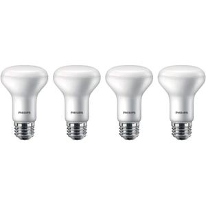 Philips LED Dimmable R20 Flood Light bulb with Warm Glow Effect: 450-Lumen, 2200-2700 Kelvin, 6-Watt (45-Watt Equivalent), E26 Base, Soft White, 4-Pack