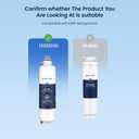 GLACIER FRESH Replacement for Bosch 11025825 Ultra Clarity Pro Refrigerator Water Filter BORPLFTR50, Compatible with KWF 2000, 12028325, 11032531, BORPLFTR50, WFC100MF, B36CT80SNS, B36CL80ENS (3 Pack)