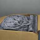 Wang Xin Four Layer Big Cat Tree with Huge Cat Condo and Two Hammocks Scratch Pad, Grey, Large 