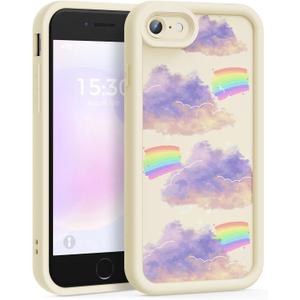 Case for iPhone SE/8/7, Silicone Shockproof Cover Women