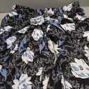 Bestbee Womens Palazzo Pants Dressy Casual Wide Leg Gaucho Pant Business Flowy Slacks Elastic Waist with Pockets, L, Black, White,Blue