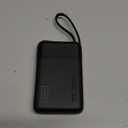 INIU 45W Portable Charger, Smallest 20000mAh Power Bank with Build in USB-C Cable, Fast Charging USB C in&Out Battery Pack, Travel Phone Charger for iPhone 17 16 15 Air Samsung S25 S24 Google iPad etc